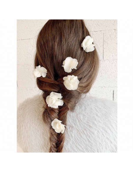 Epingles à cheveux mariée Hortensia - BFlower - Comptoir Doré