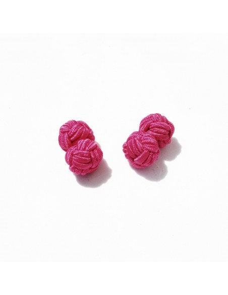 Boutons de manchette Rose Foncé