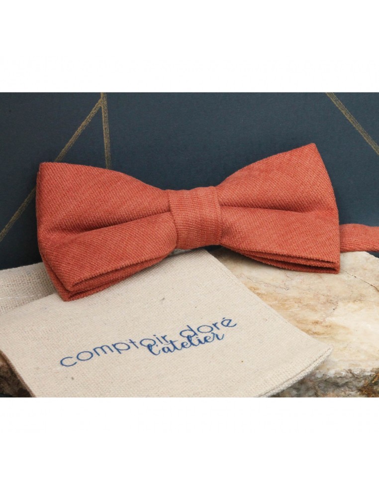 Noeud Papillon Louis Brique - Comptoir Doré