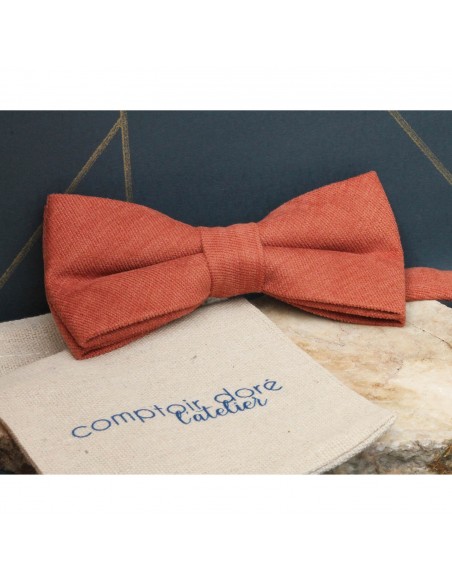 Noeud Papillon Louis Brique - Comptoir Doré