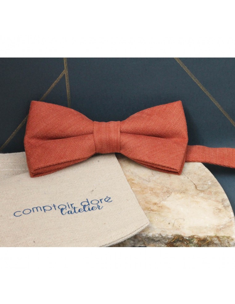 Noeud Papillon Louis Brique - Comptoir Doré