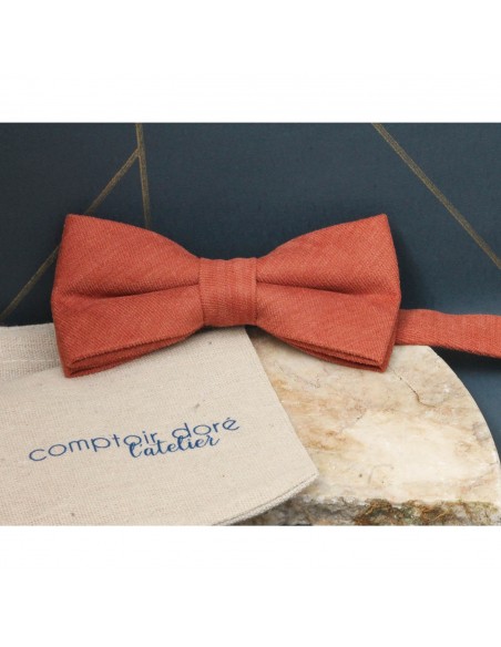 Noeud Papillon Louis Brique - Comptoir Doré