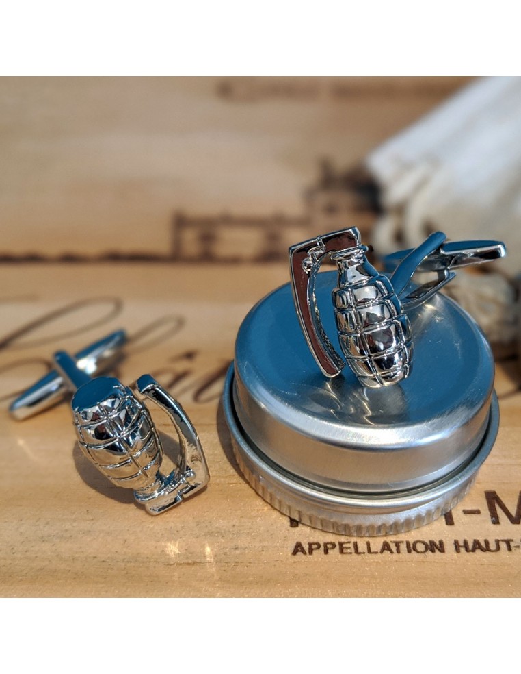 Boutons de manchette Grenade - Comptoir Doré