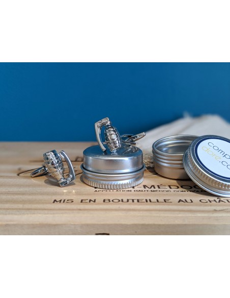 Boutons de manchette Grenade - Comptoir Doré