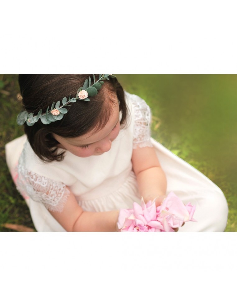 Couronne eucalyptus Pia enfant - Comptoir Doré