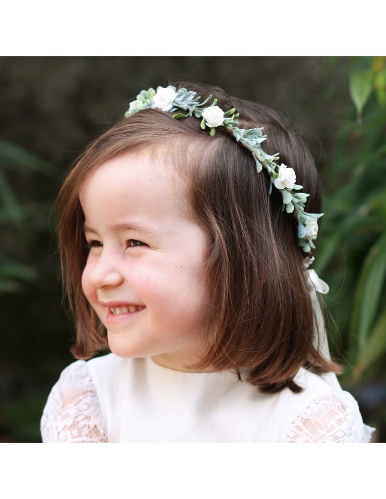 Couronne de fleurs enfant Philippa - Comptoir Doré