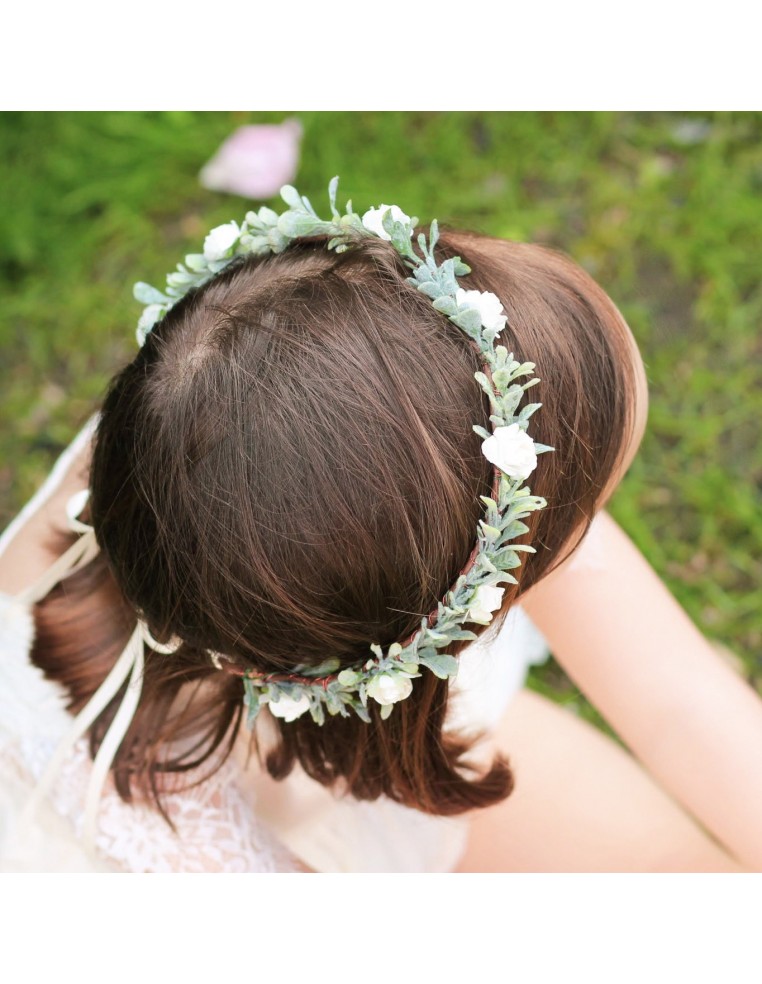 Couronne de fleurs enfant Philippa - Comptoir Doré