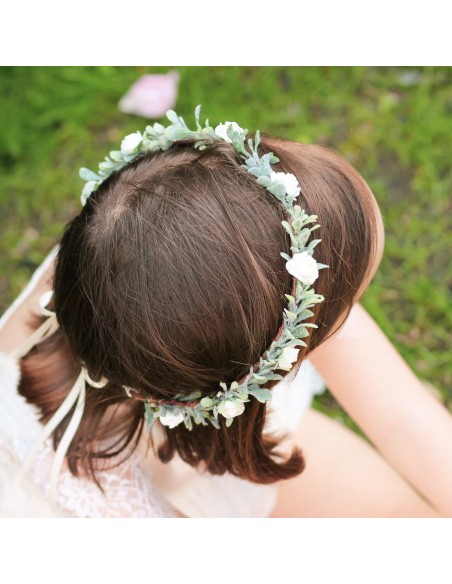 Couronne de fleurs enfant Philippa - Comptoir Doré
