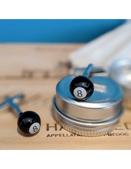 Boutons de manchette Boule de billard - Comptoir Doré