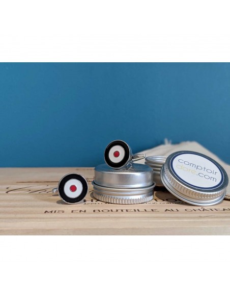 Boutons de manchette Cible - Comptoir Doré