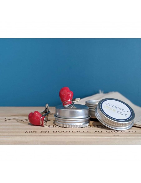 Boutons de manchette Gants de boxe - Comptoir Doré