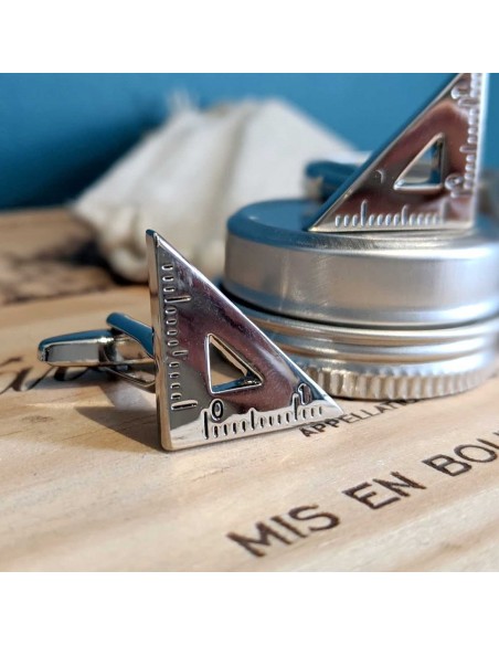 Boutons de manchette Equerre - Comptoir Doré