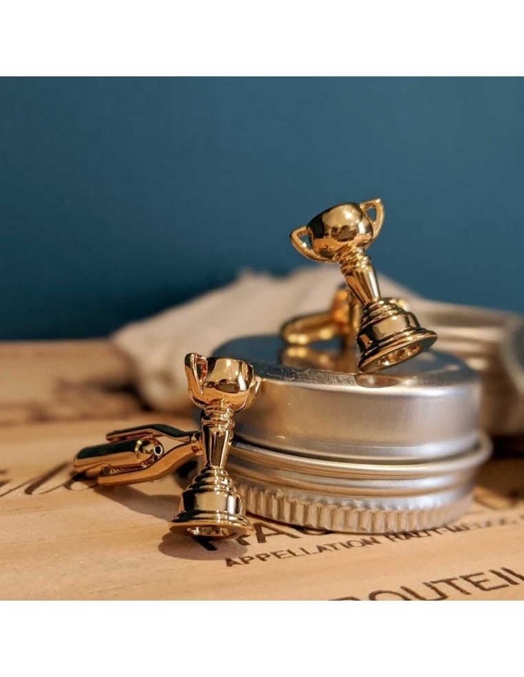 Boutons de manchette Coupe Dorée - Comptoir Doré