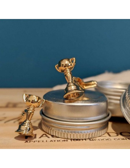 Boutons de manchette Coupe Dorée - Comptoir Doré