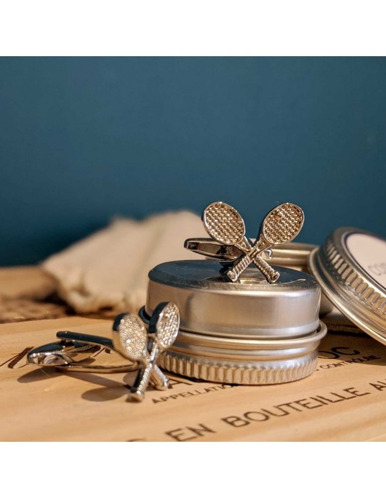 Boutons de manchette Tennis - Comptoir Doré