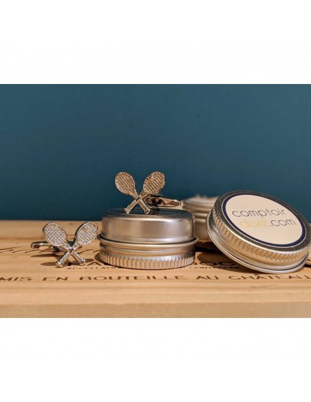 Boutons de manchette Tennis - Comptoir Doré