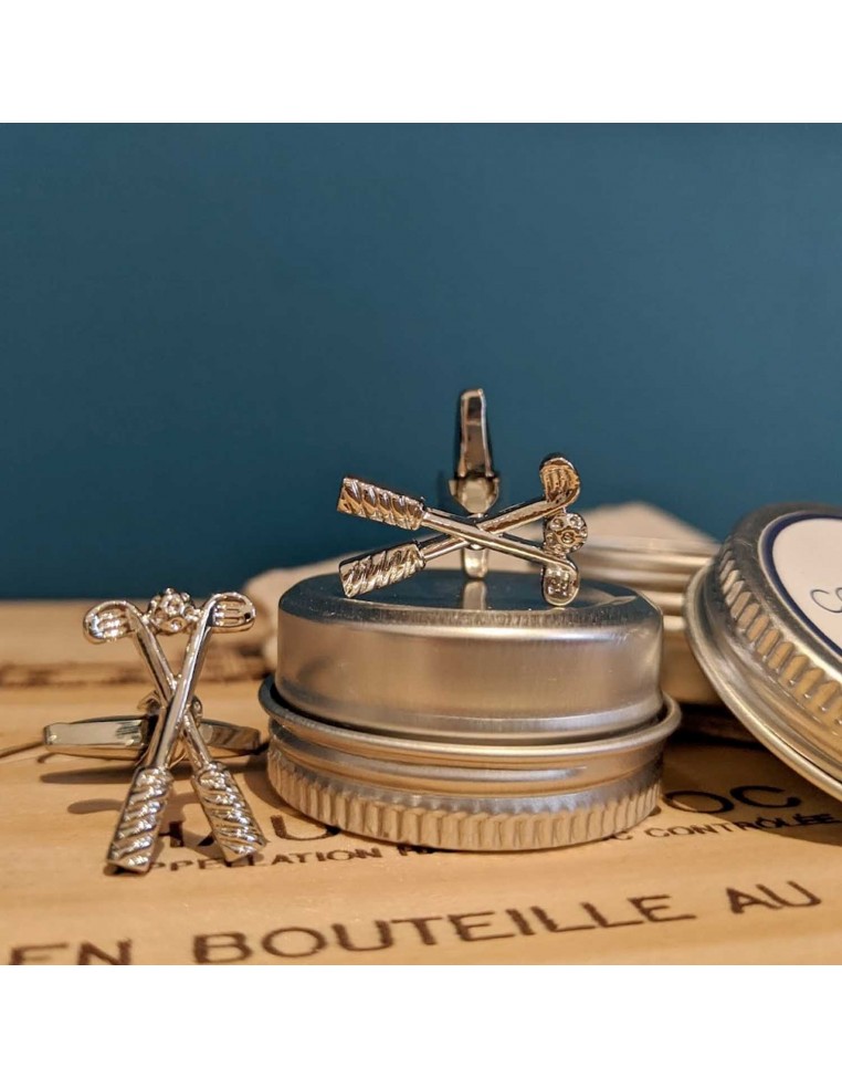 Boutons de manchette Clubs de Golf - Comptoir Doré