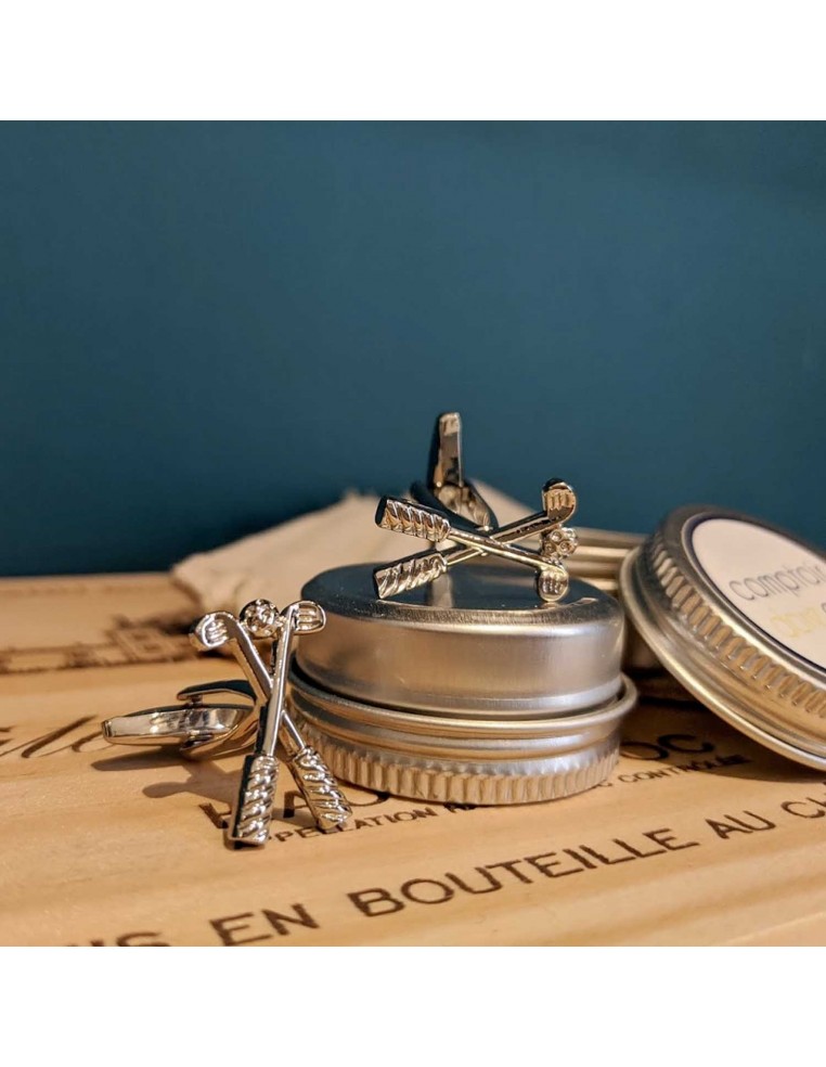 Boutons de manchette Clubs de Golf - Comptoir Doré