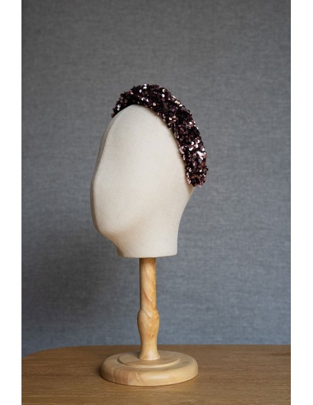 Serre-tête paillettes sequins Sue - L'Otarie Club - Comptoir Doré