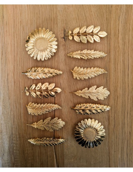 Barrettes dorées made in France - Comptoir Doré